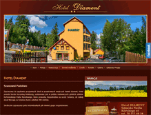 Tablet Screenshot of hotel-diament.pl